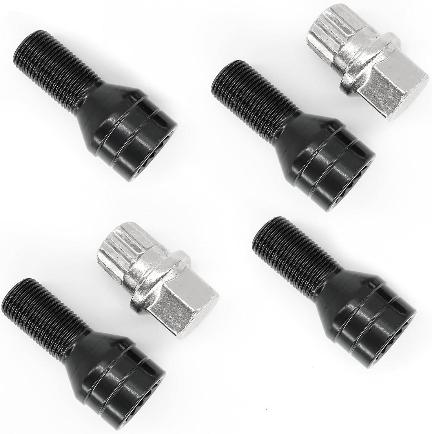 36136776076 1 Set Wheel Lock Internal Spline Lug Bolt Set Compatible with X1 X3 X5 X6 Z4 Series 550i GT xDrive 550i GT 535i GT 535i GT xDrive Series