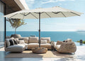 PHI VILLA 15ft Large Patio Umbrellas by PHIVILLAThepioneerofcomfortablehouseholdsupplies