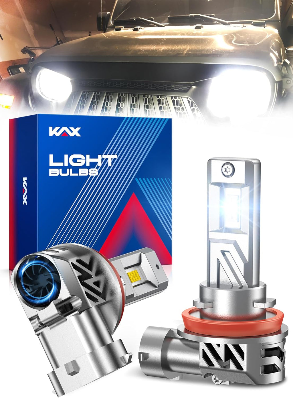 2025 10X Brightener H11 Led Bulb