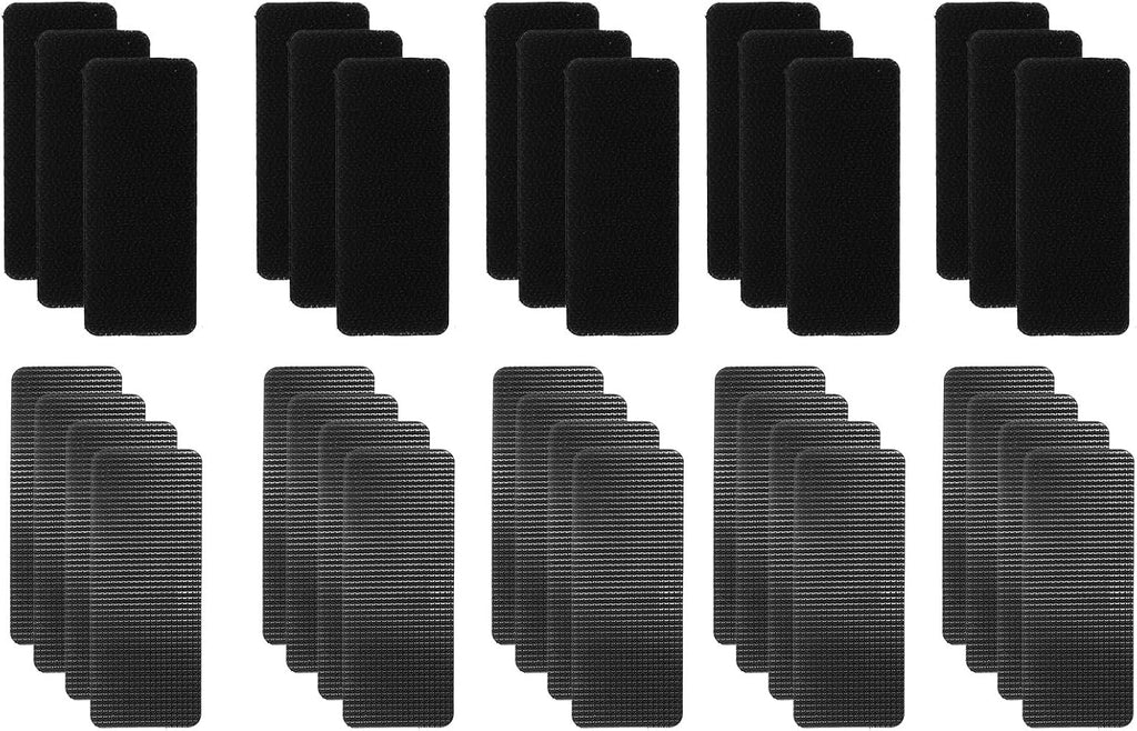 Car Carpet Fixing Stickers 18 Pairs Double-Sided Adhesive Non-Slip Car Floor Mat Holders High Temperature Resistant for Automotive Interior Floor Mats