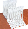 16 Pack L8 x H 6" White Heavy Duty Shelf Brackets