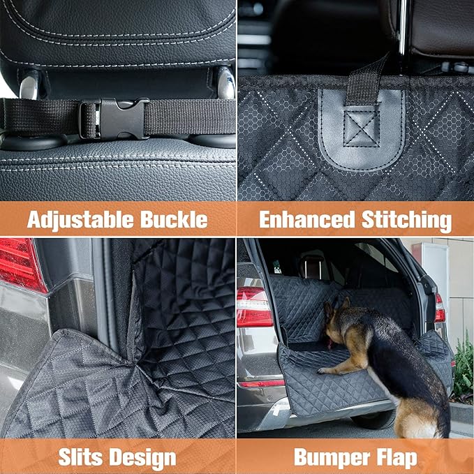 PETICON SUV Cargo Liner for Dogs, Waterproof Pet Cargo Cover Dog Seat Mat for - Image 5