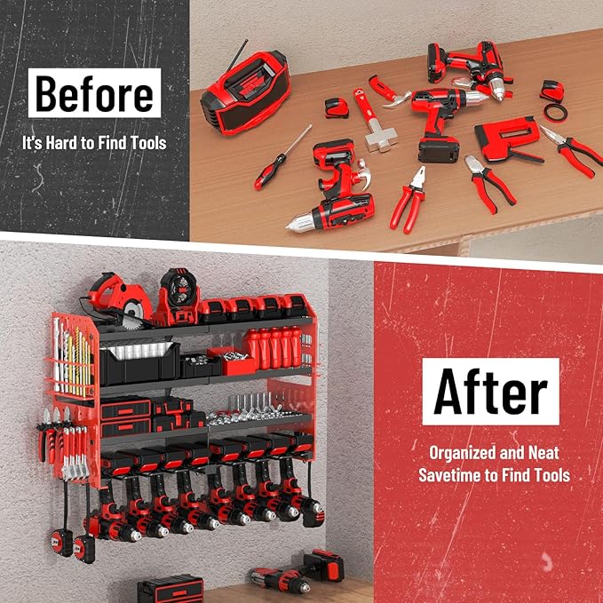 Large Power Tool Organizer Wall Mount - Image 3