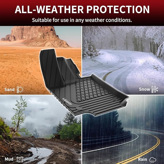 LASFIT Floor Mats&Trunk Mat for Lexus NX/ NX250/ NX350 2022-2025, All Weather - Image 8