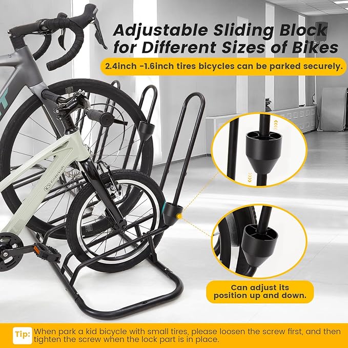 4 Floor Bike Rack, Safeguard Disc Brakes & Derailleurs Design, Waterproof
