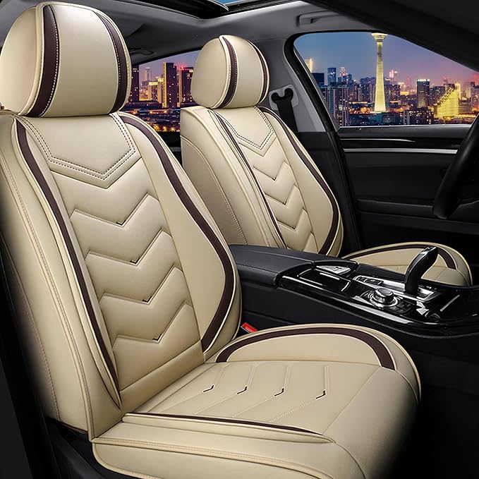 Car Seat Covers for Chrysler Pacifica 2004-2025, Stylish Sport Seat Cover by Unknown