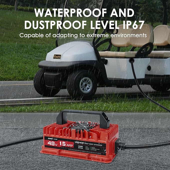15 AMP Golf Cart Charger for 48 Volt EZGO RXV & TXT - Image 6