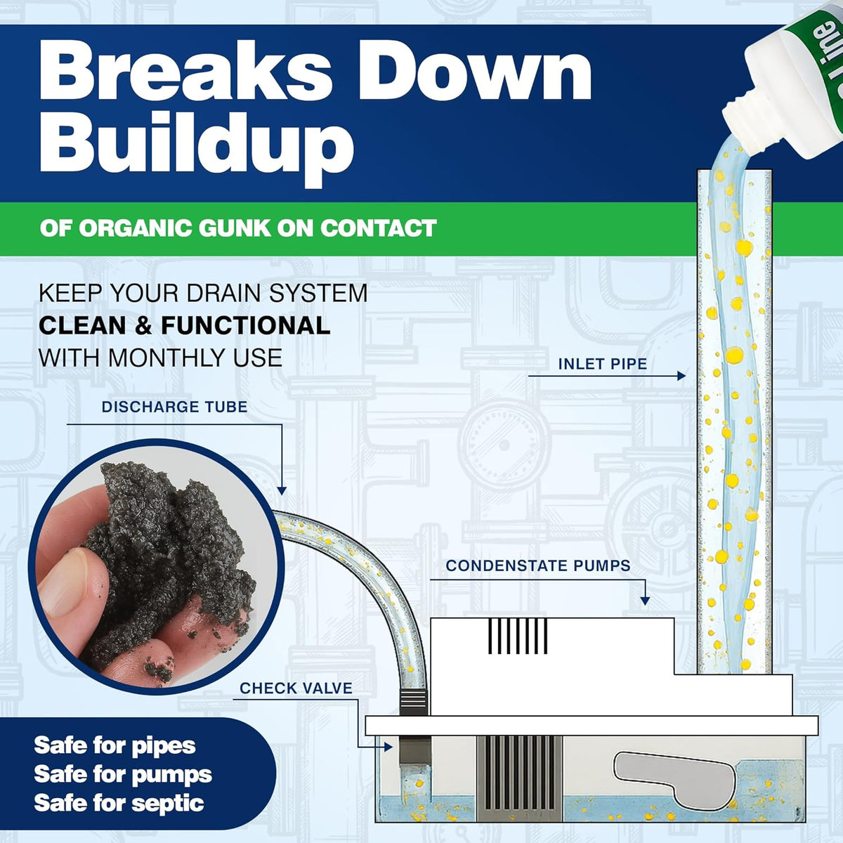 ac drain line cleaner - 4 pack /, view 9
