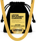 lifetime jewelry 5mm flexible gold herringbone necklace for, main product view