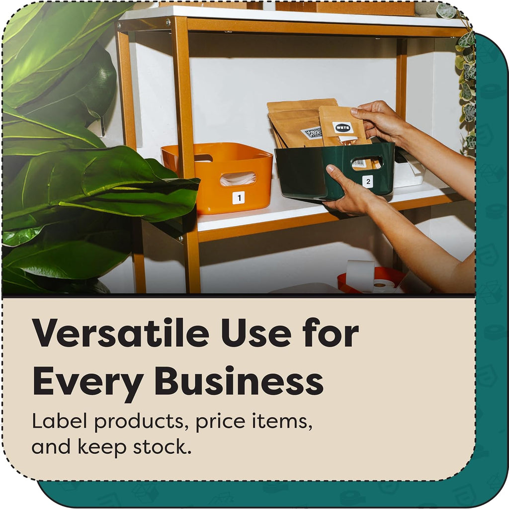 4" x 8" direct thermal labels (2000 count on a desk or shelf