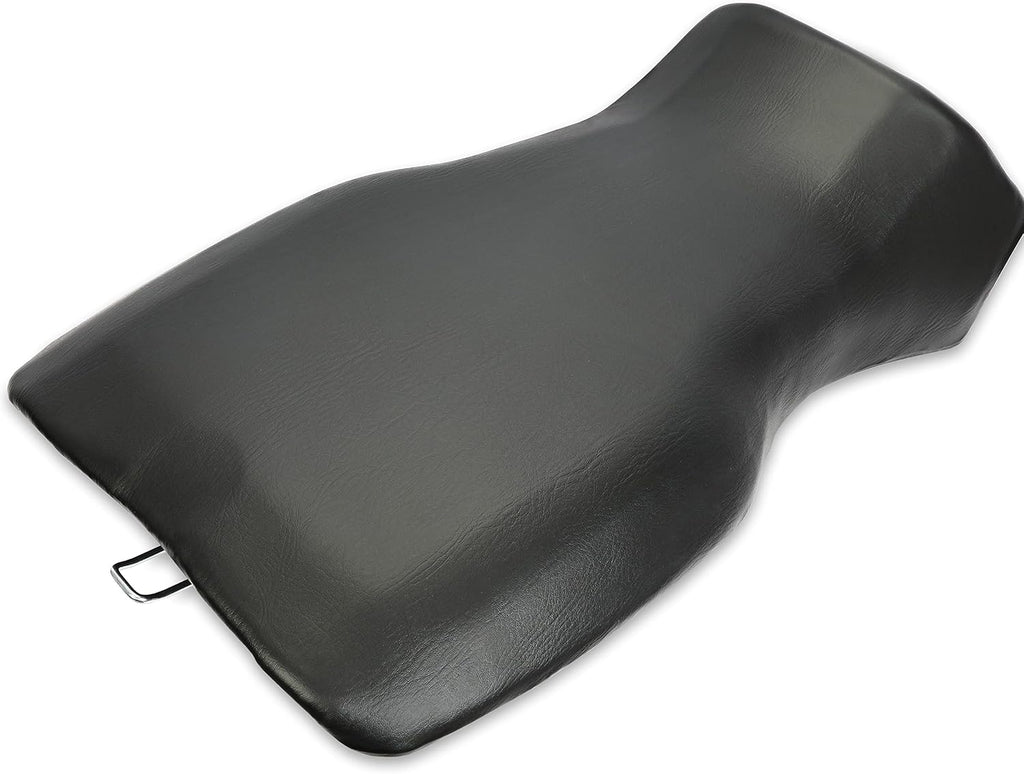 ALMULOO Seat Compatible With 2005-2014 Polaris Sportsman 400/450/500/600/700/800 Hawkeye 400 Black Leather Seat Cover Replace For 2683433-070, 2684882-070