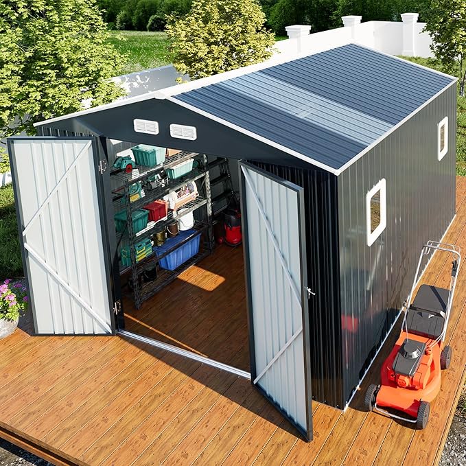 Metal Shed 10x10x7 FT, Enhance Your Space by KKnowbody