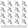 lounsweer 16 pcs silver heavy duty cabinet door, main product view