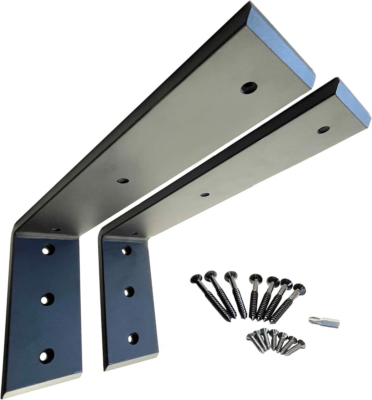 dmax heavy duty l brackets for shelves, countertop, main product view