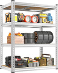 REIBII 60.05" H Storage Shelves 1840LBS Garage Shelving Heavy Duty Shelving 4