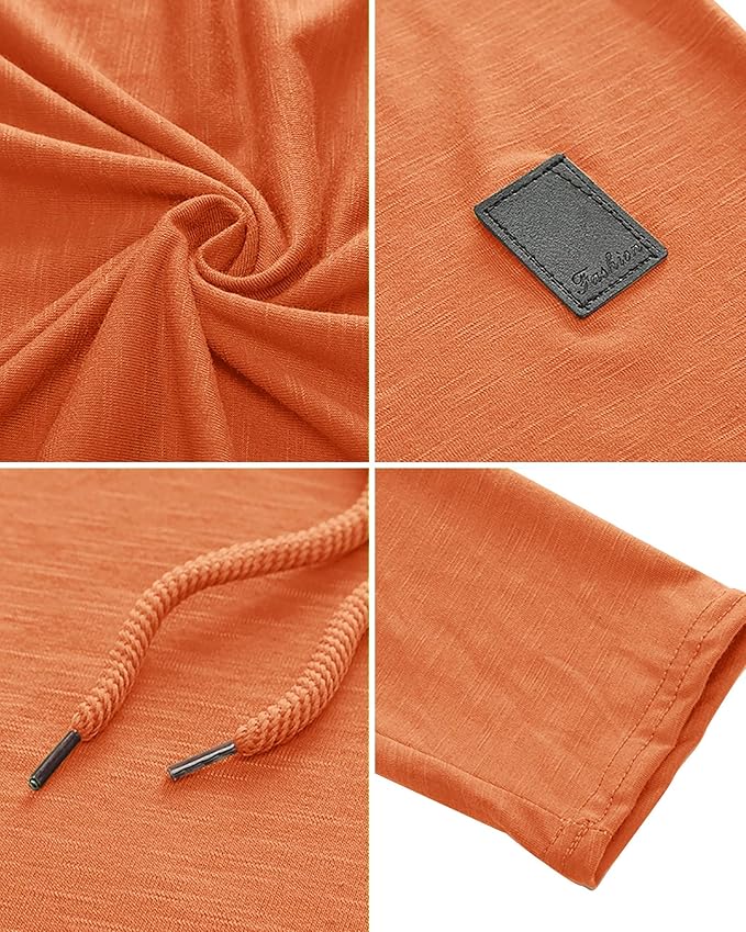 Lexiart Mens Fashion Athletic Hoodies Sport Sweatshirt Solid Color Fleece - Image 4