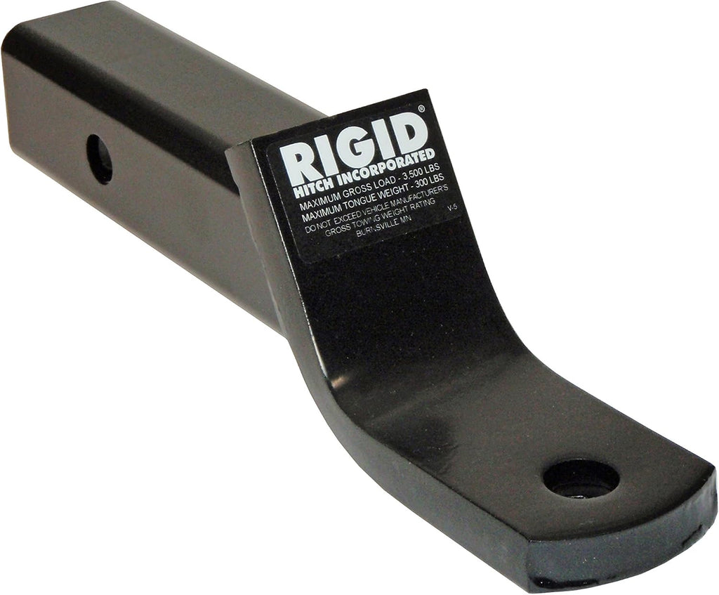 Rigid Hitch Class III Hitch Ball Mount - 3/4 in. Ball Hole - (UB-008-B) Fits 2-in Receiver, 3,500 lbs, 2-Inch Drop, Black
