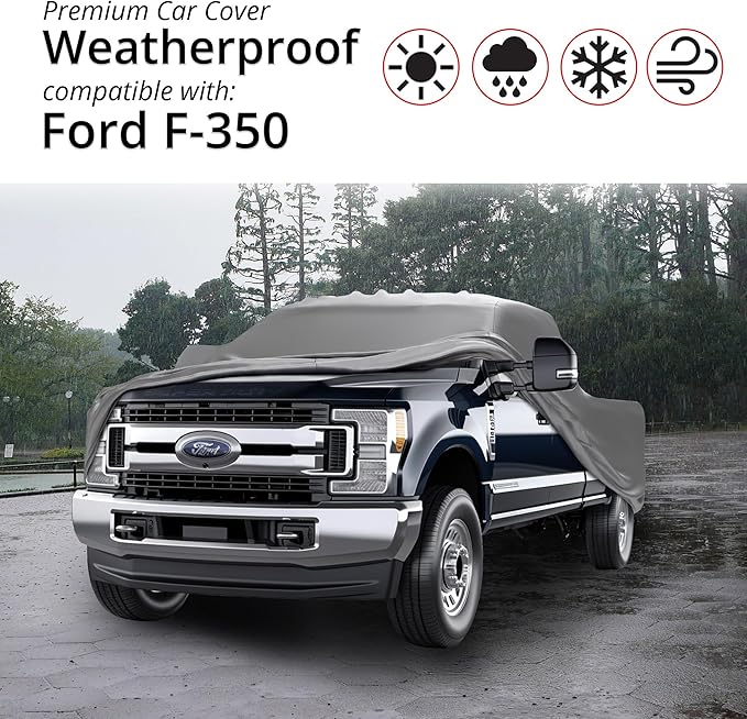 Car Covers Weatherproof Max Truck Cover & Warranty Compatible - Image 2