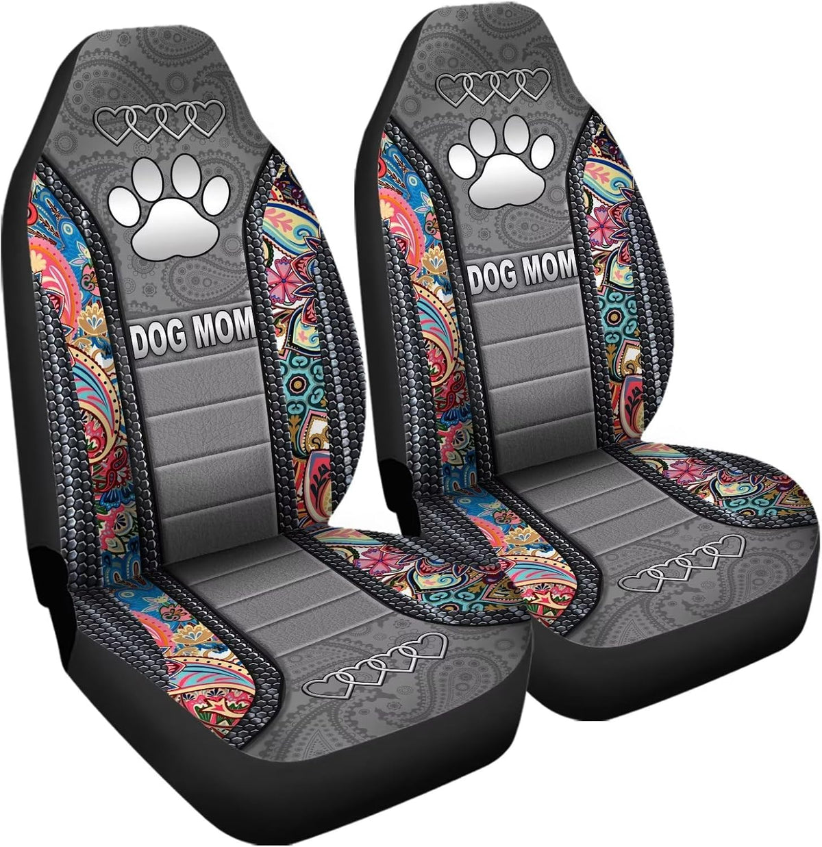 howilath seat covers for cars 2 piece vehicle shown in use
