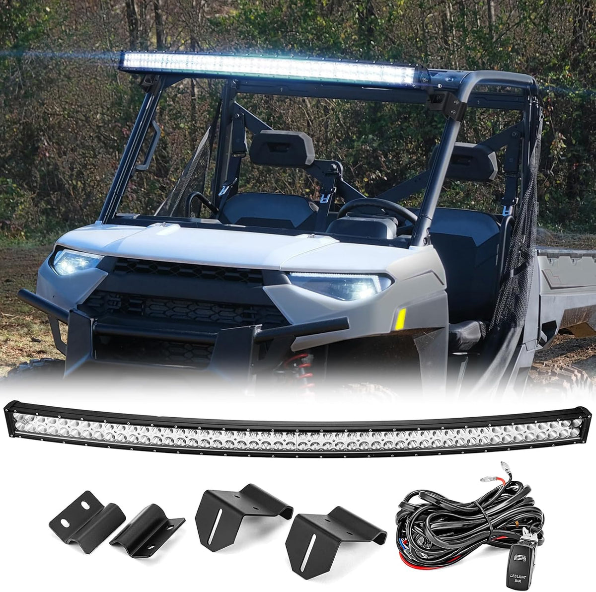 dasen 50" light bar kit fit for polaris, main product view