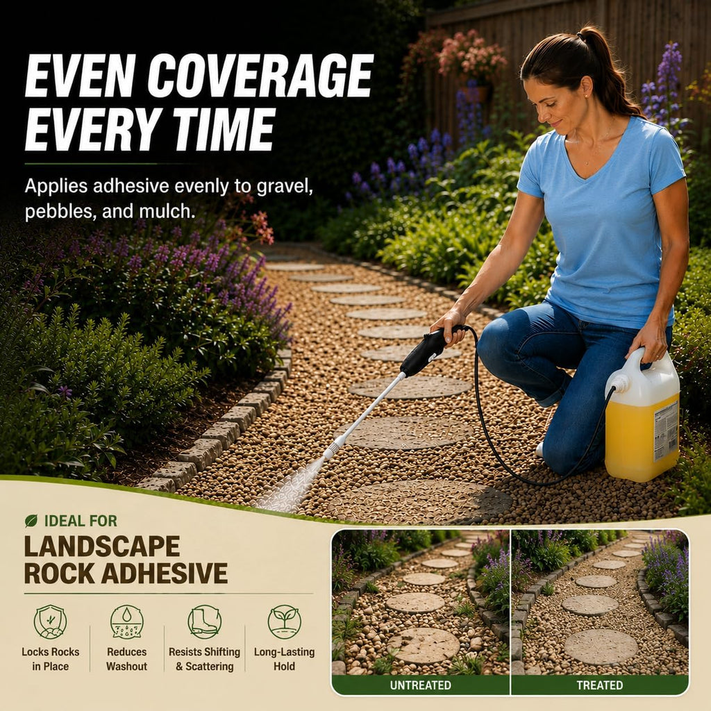 teexpert battery powered sprayer, electric garden sprayer for, close-up detail