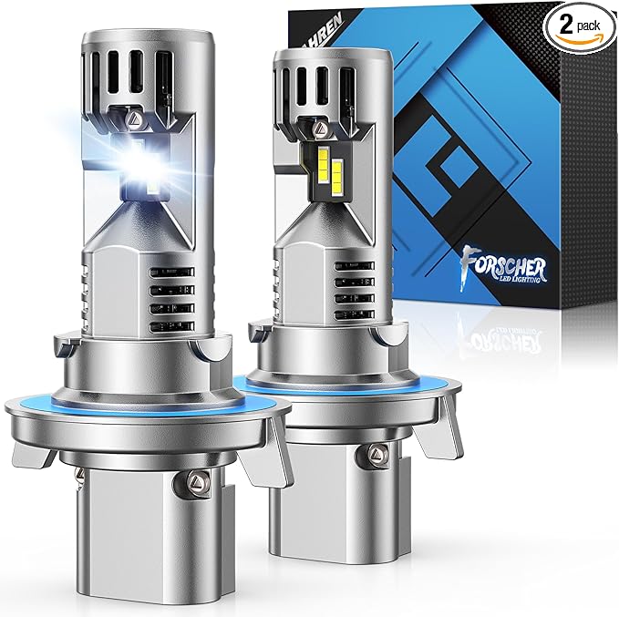 H13/9008 LED Bulb, Ultra Brightness, Real 1:1 Size Canbus Ready Wireless Plug by Fahren