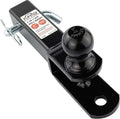 toptow atv/utv trailer hitch towing ball mounts, 2-inch, main product view