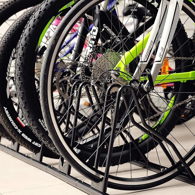CyclingDeal Bike Rack Floor Parking Bike Stand - Image 7