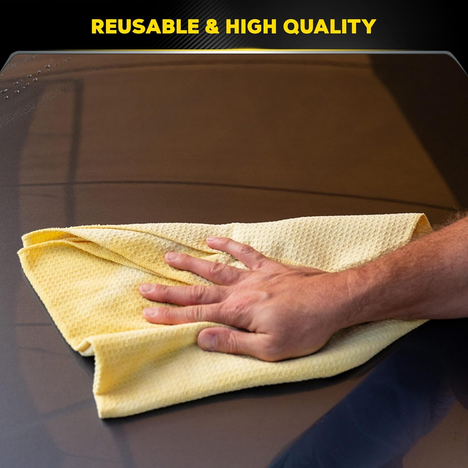 Meguiar's Water Magnet Microfiber Drying Towel - Premium Car Drying Towel That's Super Plush, Water Absorbent & Scratch-Free -1 Pack