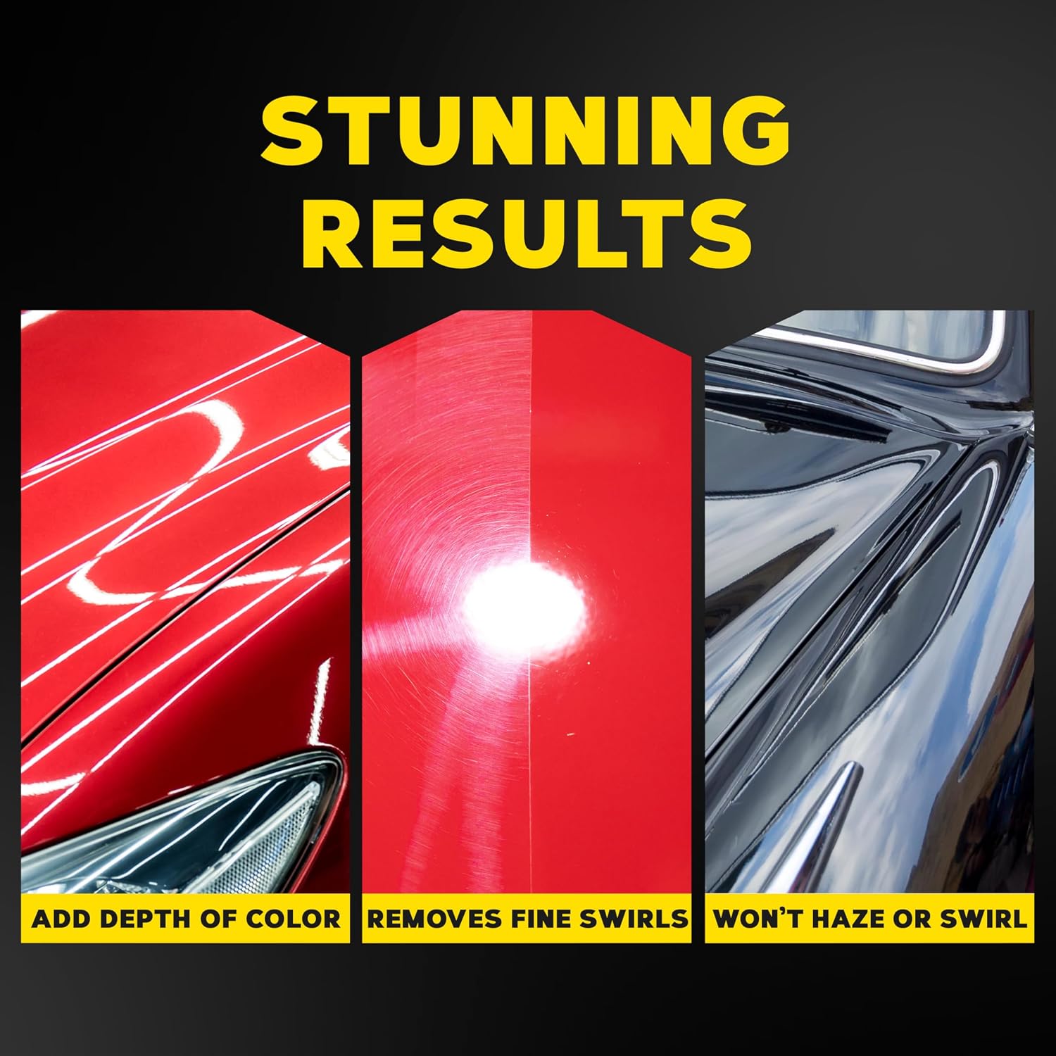 Meguiar’s Ultimate Polish – High-Gloss Polish for a Show Car Shine – Permanently Removes Light Swirls to Produce a Deep, Wet Reflection with a High Gloss Shine - Easy to Use, 16 Oz