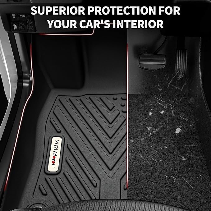 YITAMOTOR Floor Mats Fit for 2018-2024 Chevrolet Equinox/GMC Terrain, TPE All - Image 8