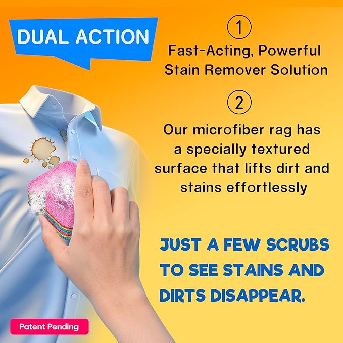 Magical Fiber Stain Remover- Use as Spot Remover- No Dry Cleaning Food - Image 5