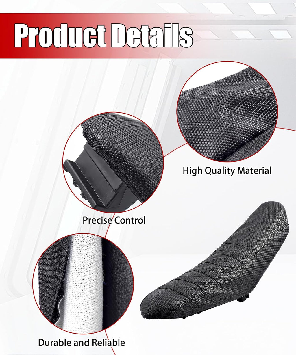 Seat Cover Fits for Tuttio Tutti Soleil 01 Electric Dirt Bike,Version Waterproof Non-Slip and Wear-Resistant ICT-Black