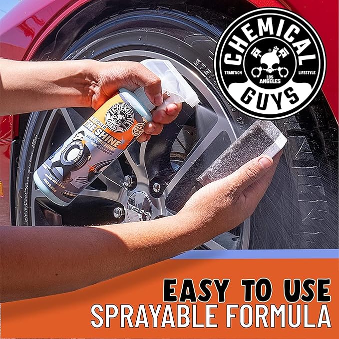 Chemical Guys Tire Kicker Sprayable Extra Glossy Tire Shine - Image 7