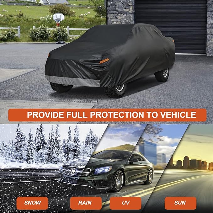 Kayme 7 Layers Truck Cover Waterproof All Weather, Heavy Duty Outdoor Pickup - Image 7