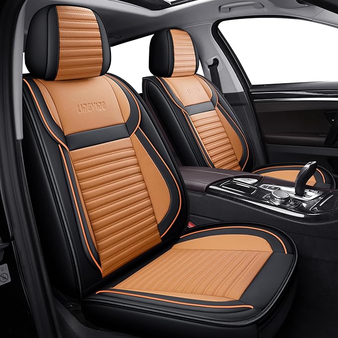 LINGVIDO Universal Car Seat Cover, Breathable and Waterproof Faux Leather by LingvidoSeatCover
