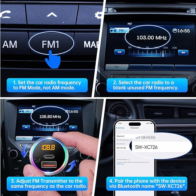 Syncwire Bluetooth 5.4 FM Transmitter - Image 7