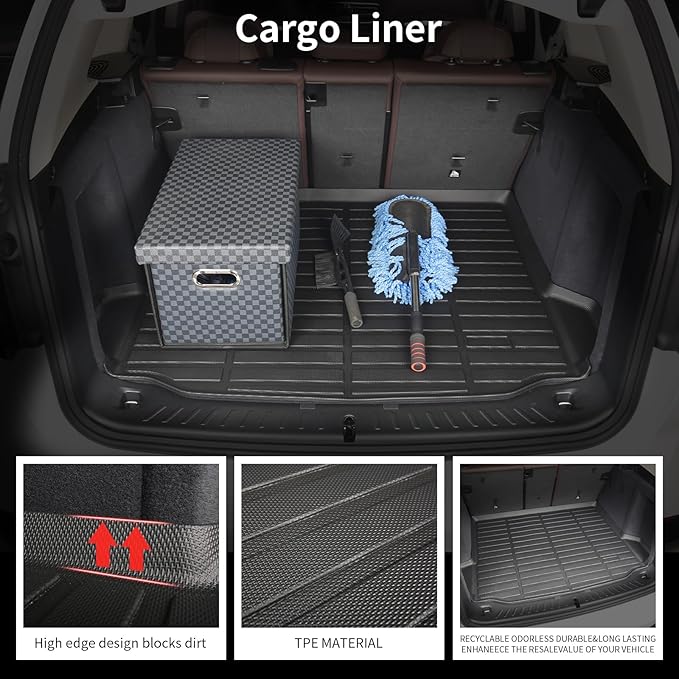 Wayhigh-All Weather Floor Mats & Cargo Liner Set - Image 6