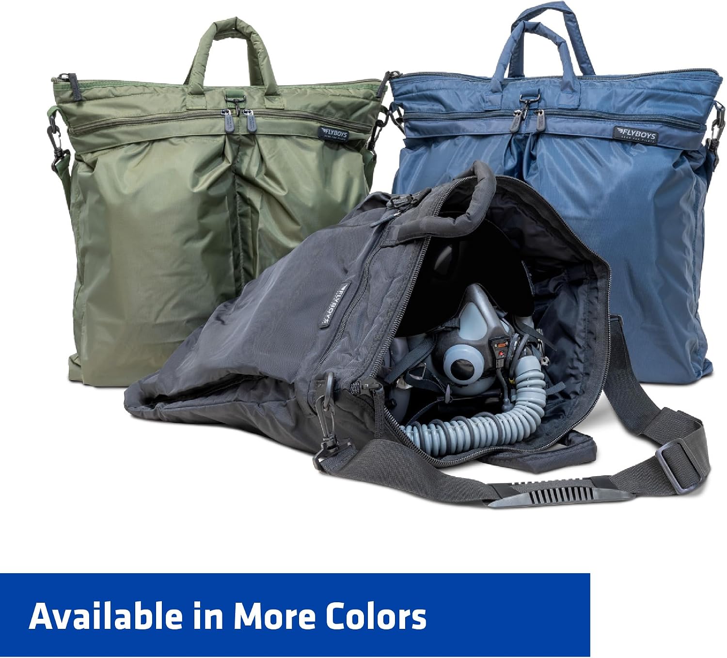 FlyBoys - Jumbo Helmet Bag - Ultra-Durable - Maximum Protection - Shock Absorption - Water Resistant - 7 Storage Pockets - Padded Handles - FOD Prevention - Green