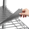 Shelf Liners for Wire Shelf System: Set of 5 in Graphite: 13.4 x 23.2 inch: by Sterling+Shelf+Liners