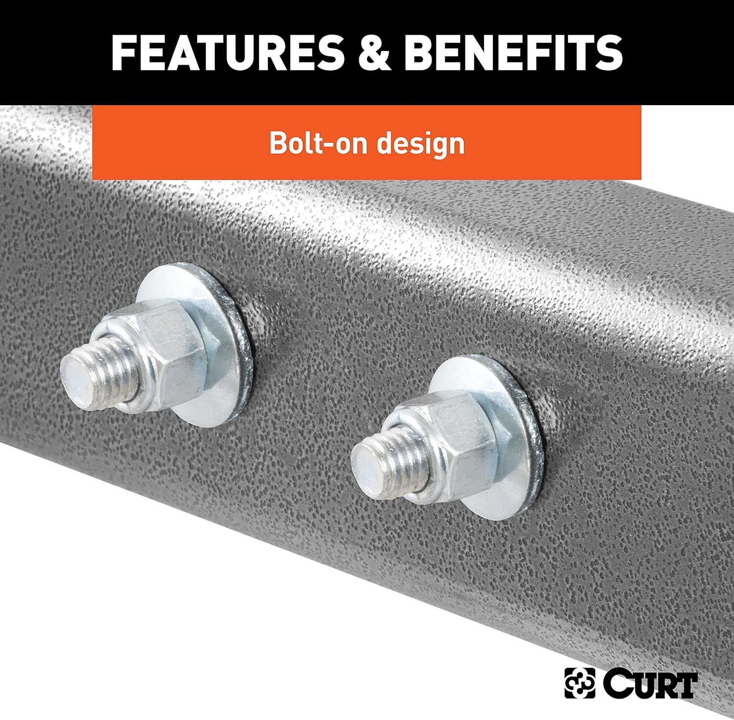 CURT 17005 Weight Distribution Hitch Bolt-On Hookup Brackets