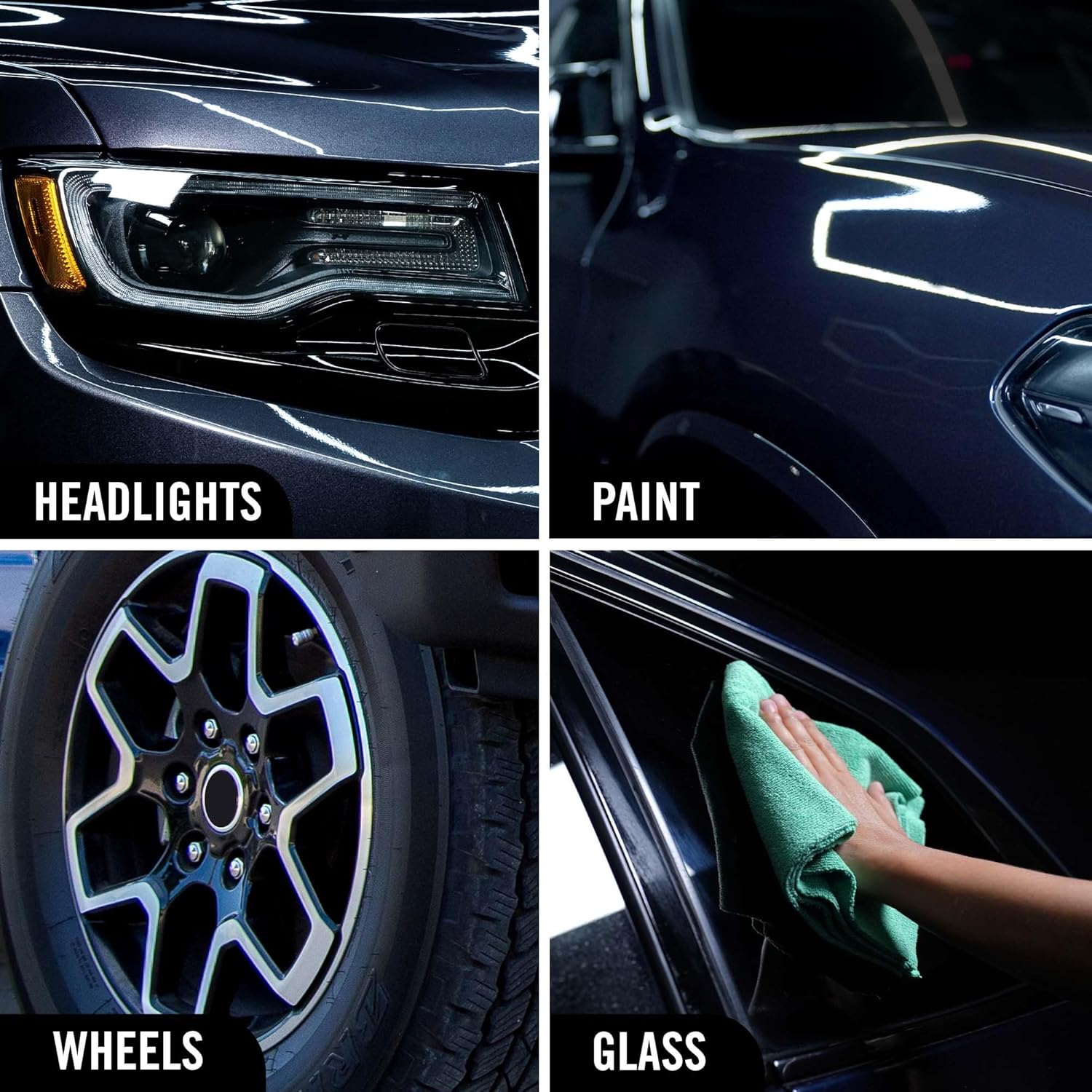 Turtle Wax Hybrid Solutions Ceramic 3-in-1 Car Detailer, Waterless Car Wash, Long-lasting HydrophobicWax Protection and High Gloss Shine, Safe For All Exterior Surfaces, 32 oz (Pack of 1)
