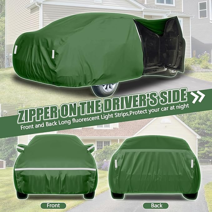 BOSSTONE Car Cover Custom Fit for Nissan Frontier King/Crew Cab Short Bed - Image 6