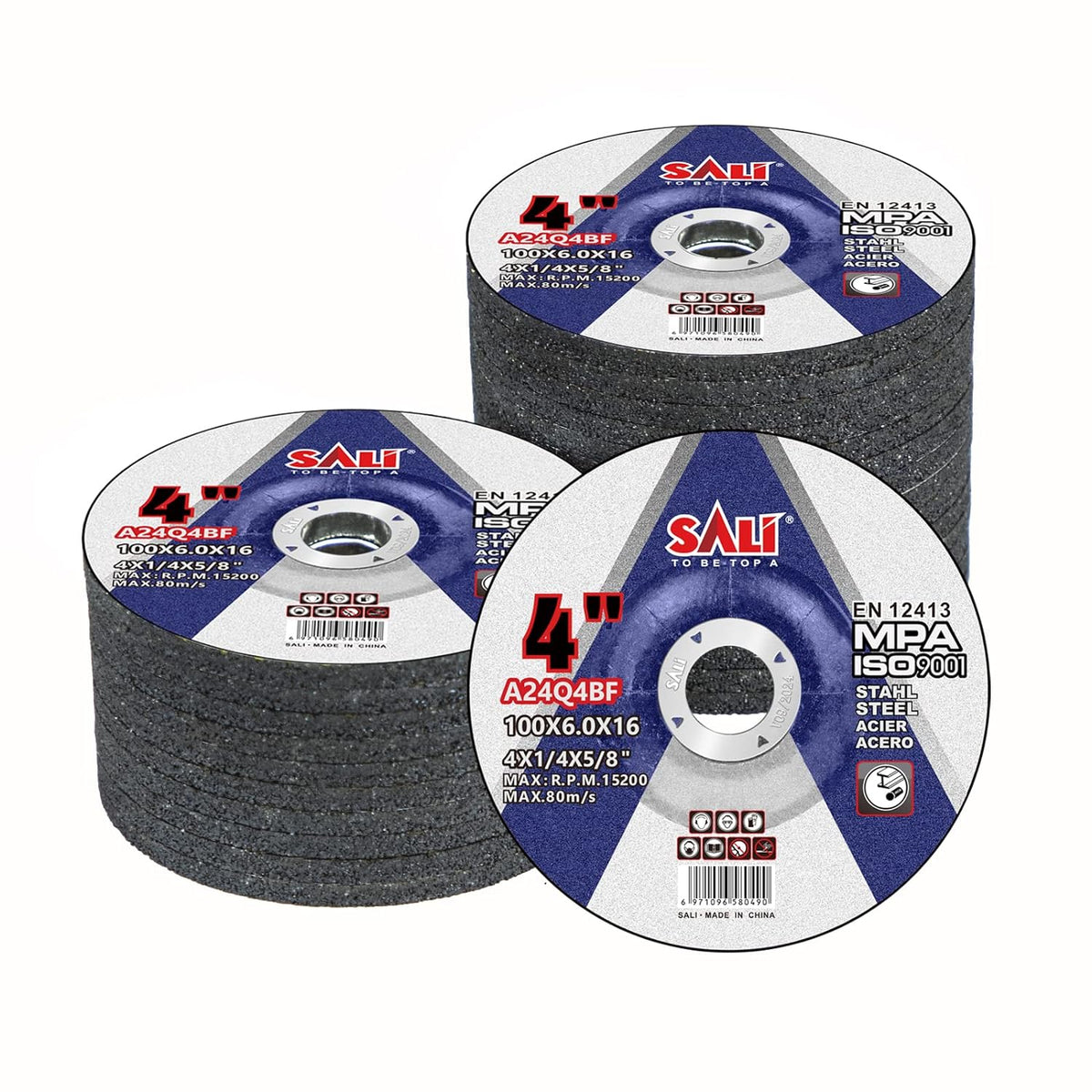 sali 25 pack 4 inch grinding wheels for, main product view