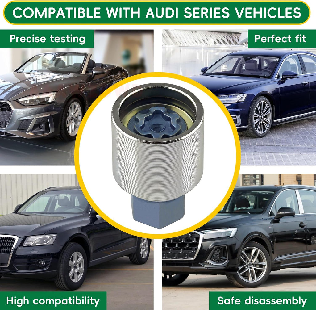 #F/806 Compatible with Audi A3 A4 A5 A6 A8 Q3 Q5 Q7 Wheel Lock Key Lug Key | F 806 Wheel Locking Nut Key Tire Lug Key Replacement
