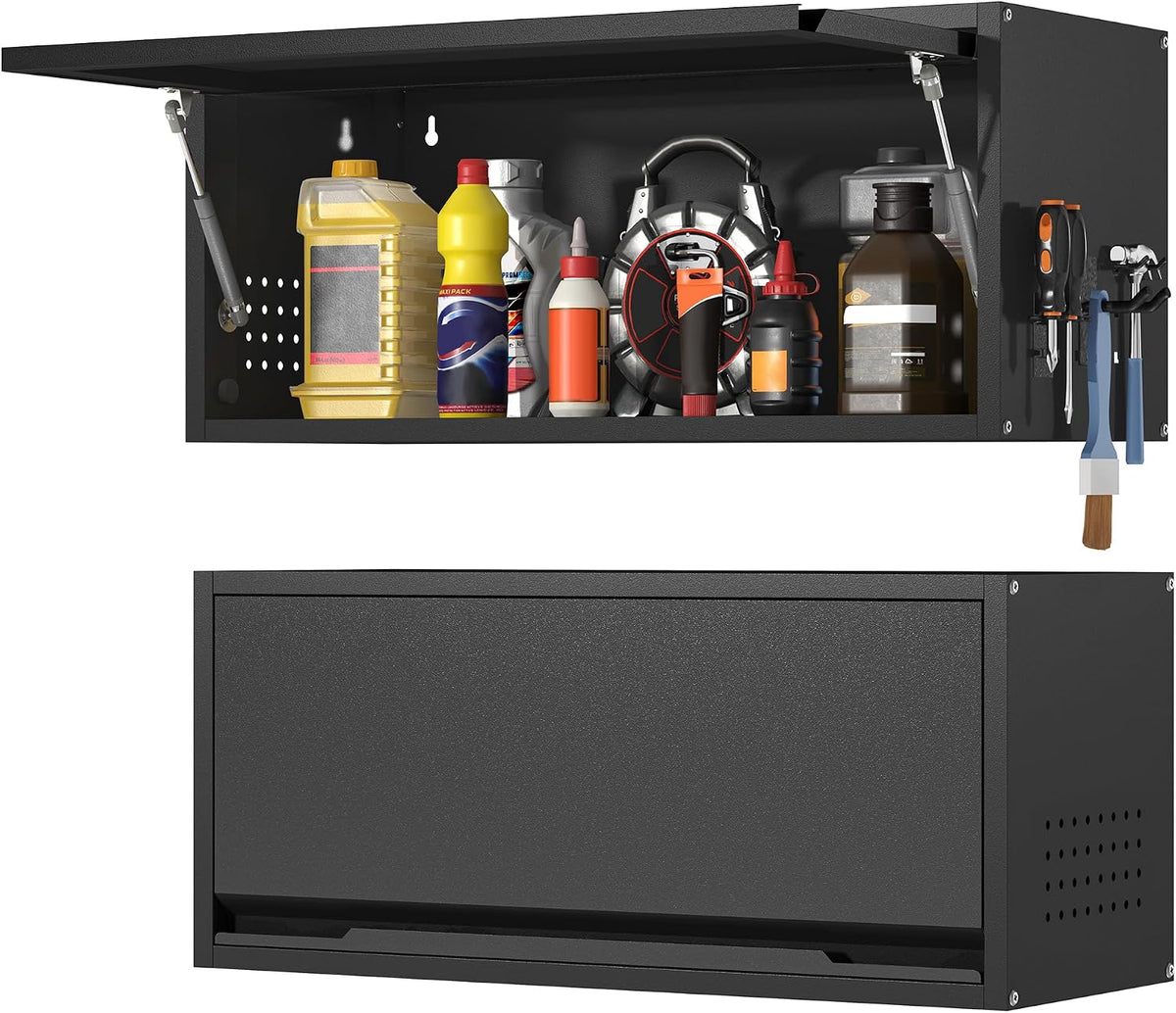 coolsun metal wall cabinet, 12.6" h garage wall, main product view