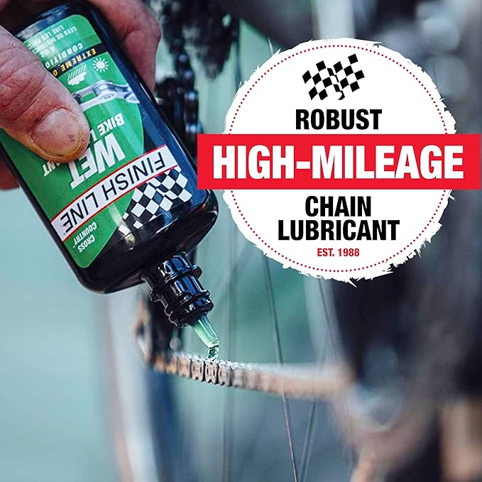Finish Line WET Bicycle Chain Lube 1 Gallon Jug - Image 2