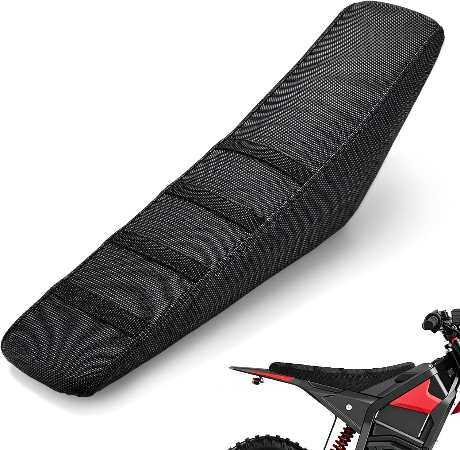 Electric Dirt Pit Bike Seat Cover for Yozma IN10 Ebike Yozma in 10 Cushion Cover Non-Slip Soft Motorcycle Black