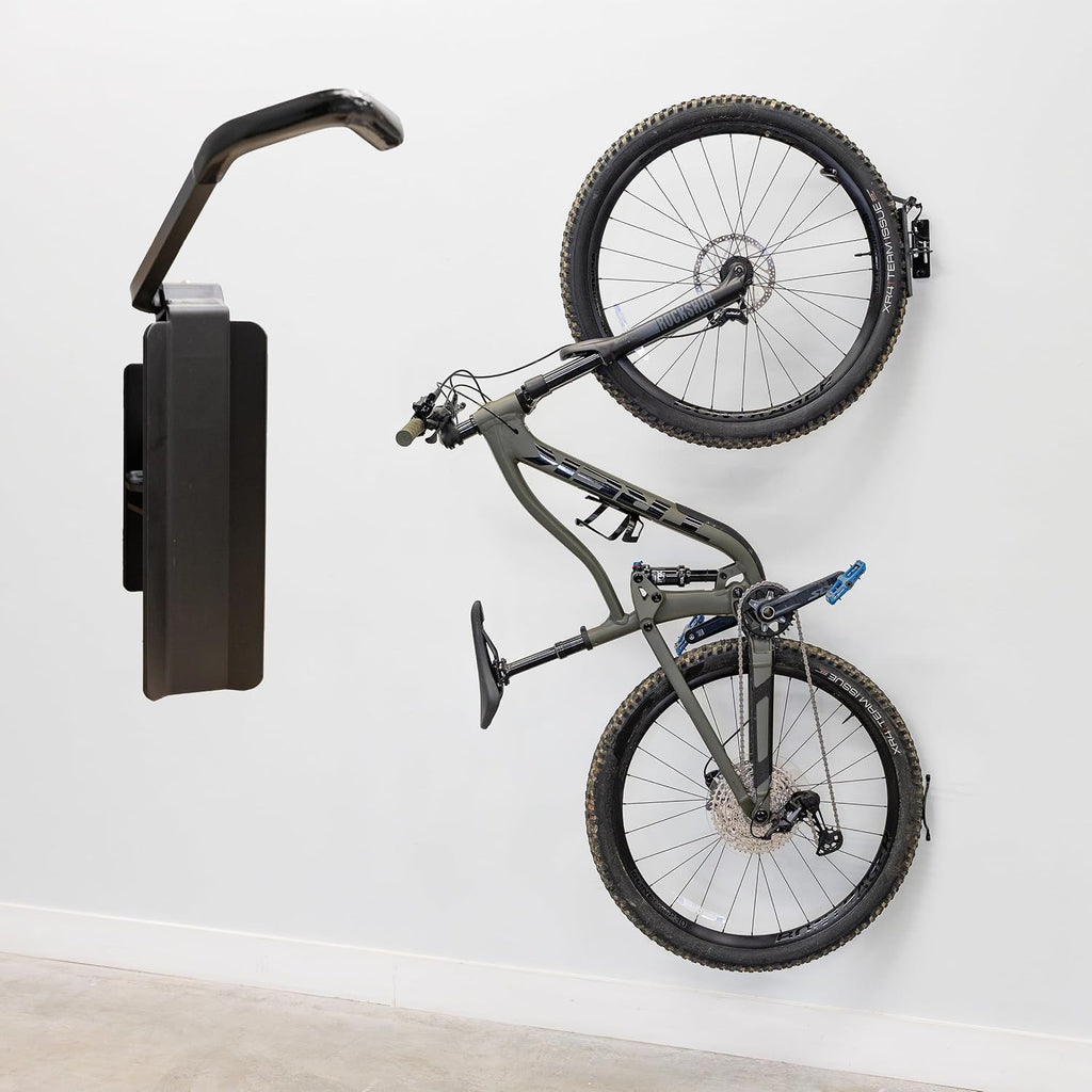 StoreYourBoard Bike Swivel Rack – Wall Mounted Garage Bike Storage, Vertical