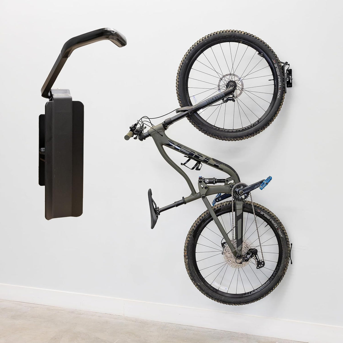 StoreYourBoard Bike Swivel Rack – Wall Mounted Garage Bike Storage, Vertical